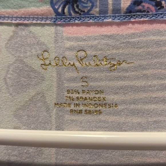 Lily Pulitzer Long Sleeved Blue and Pink Dress with Sail Boats size small - Picture 5 of 7